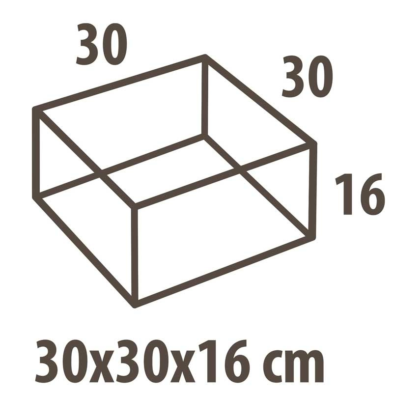 Кофр для хранения Hausmann Paisley 30x30x16см, бежевый фото 3