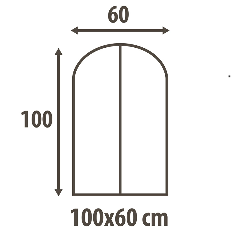 3 Чехол для одежды Hausmann Paisley 60x100см, бежевый фото 4