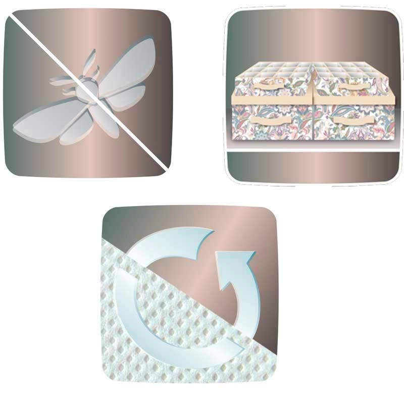 Органайзер для хранения Hausmann Paisley 35x27x9см, бежевый фото 5