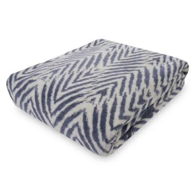 Полноразмерное изображение Плед 200x220см Pappel Scotch Jacquard, бежевый