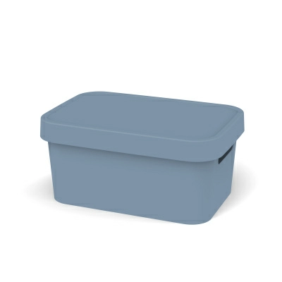 Полноразмерное изображение Ящик для хранения Ambient Folk 4,5л, серо-голубой