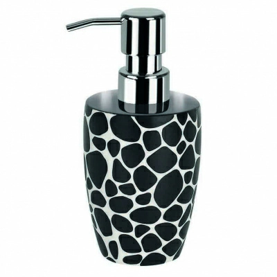 Дозатор для жидкого мыла Spirella Darwin Pebble, черный