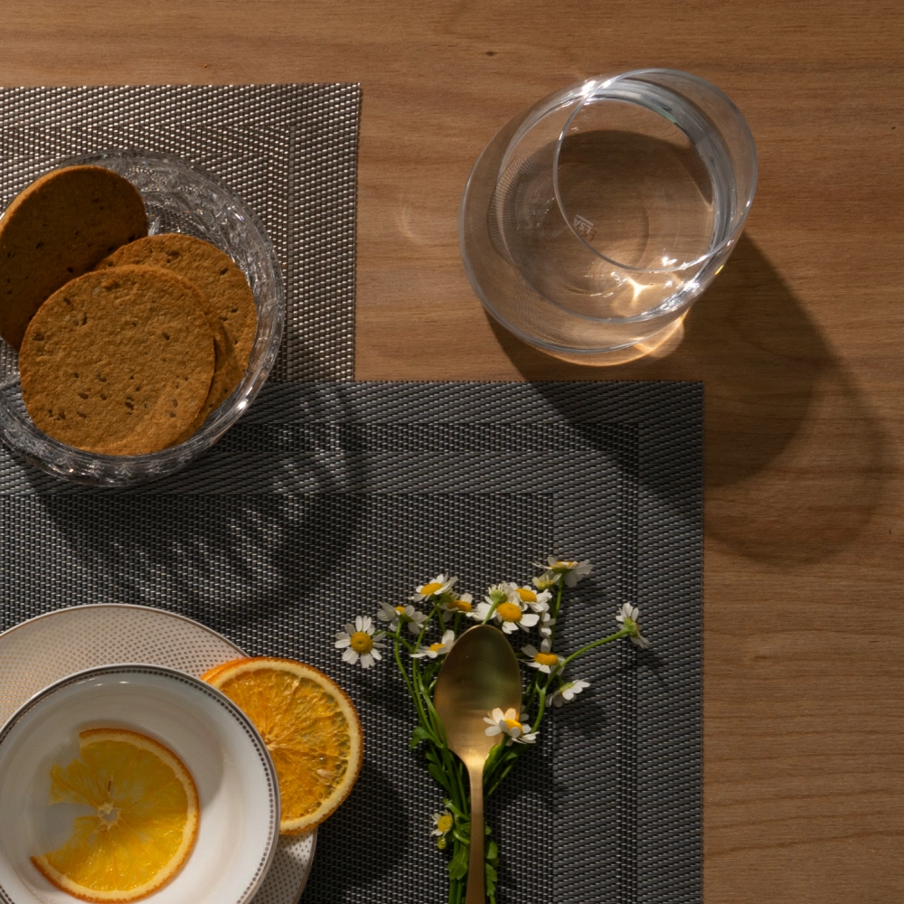 3 Салфетка сервировочная Zapel Frame silver stripe фото 3