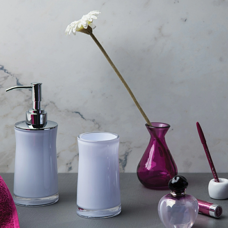 Дозатор для жидкого мыла Spirella Sydney-Acryl, серый фото 3