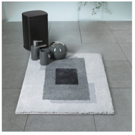 Коврик для ванной 60x90см Spirella Anela, серый фото 2