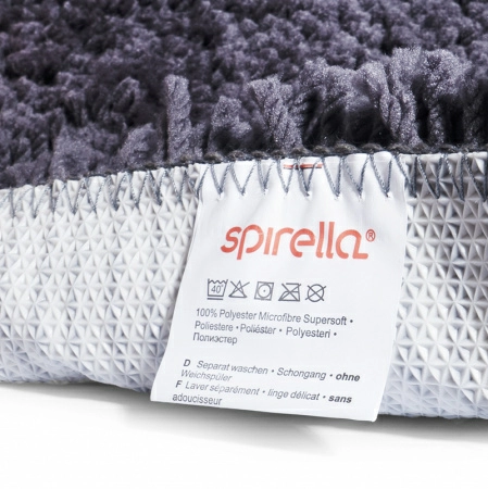 Коврик для туалета Spirella Highland 55х55см, серый фото 7