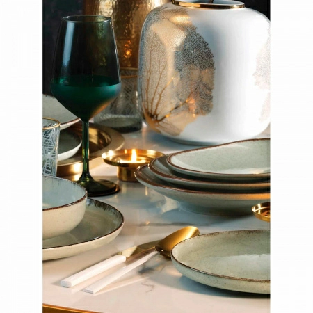 Блюдце Kutahya Pearl Lima 12см, зеленый фото 3